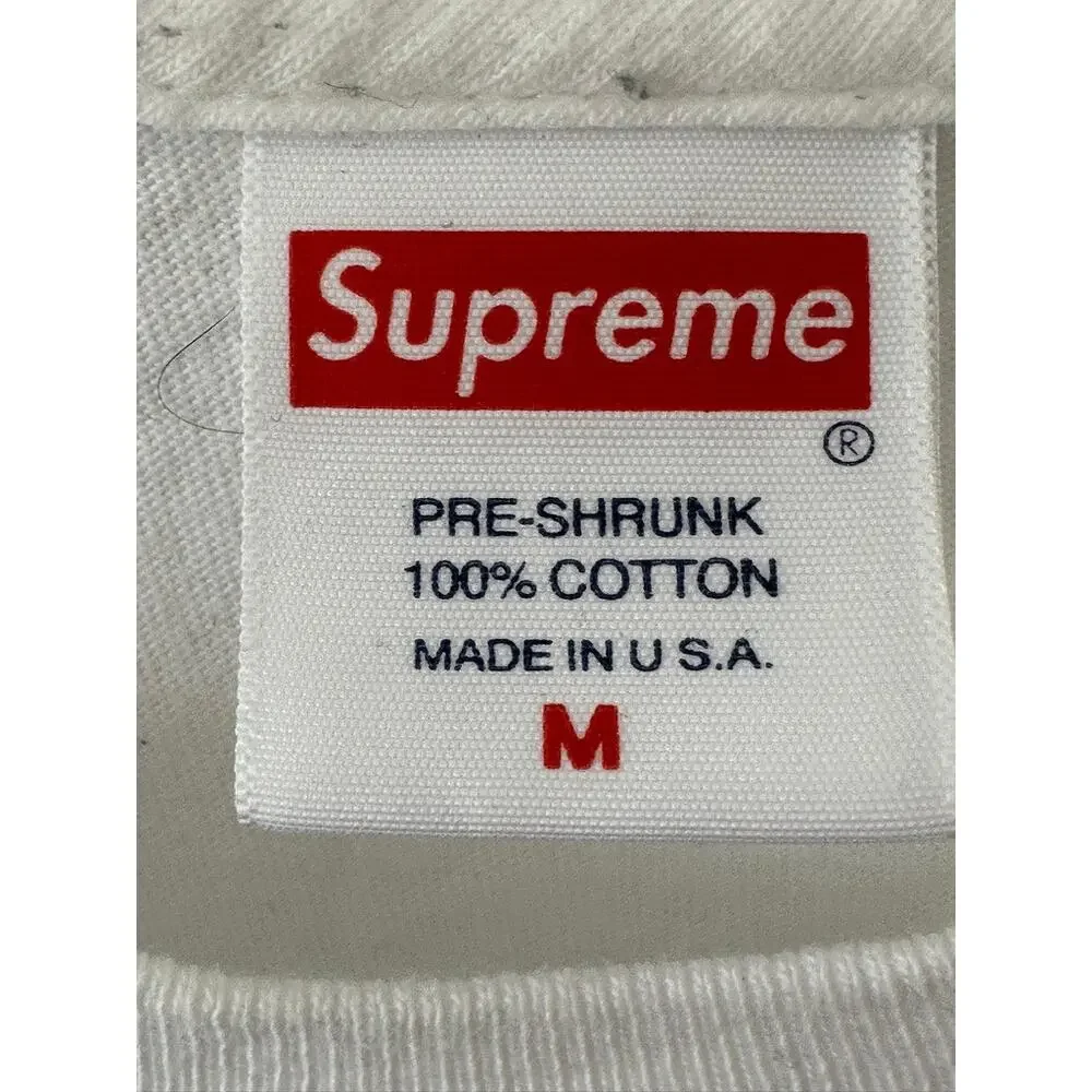 Supreme X Spitfire White T-Shirt Size Medium - Picture 3 of 5